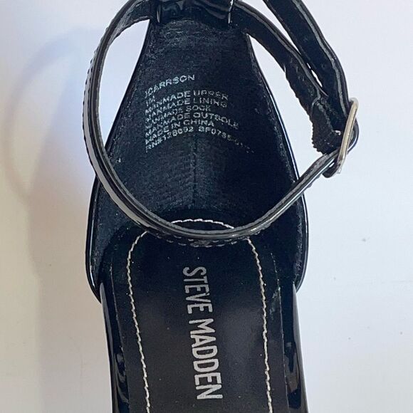Steve Madden Black Heels with Ankle Strap - Picture 9 of 9